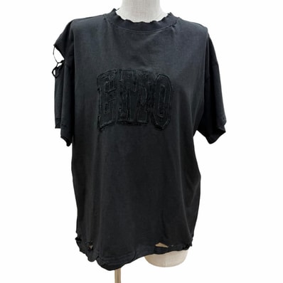 未使用品 バレンシアガ 半袖Tシャツ ブラック レディース XS 826344