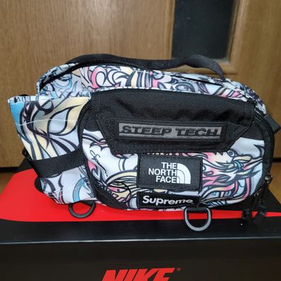 Supreme x The North Face Steep Tech Waist Bag "Multicolor Dragon" NM82291I / NF0A82YW