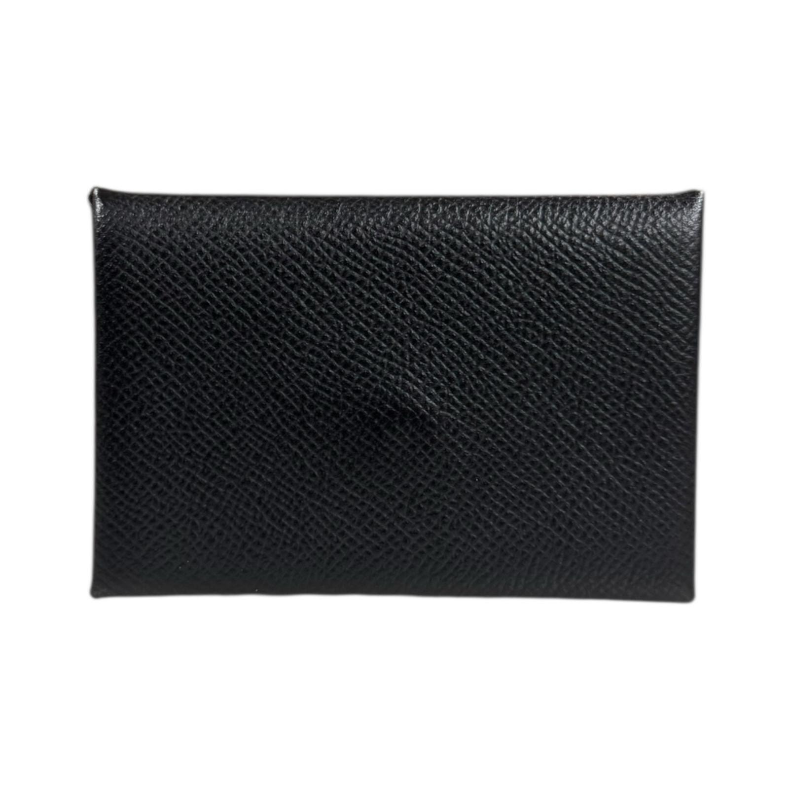 エルメス カルヴィ カードケース レザー ユニセックス HERMES 中古