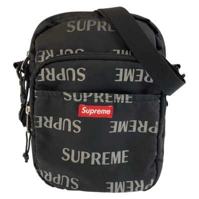 美品 Supreme シュプリーム ブラック 黒 ナイロン ショルダーバッグ ポシェット 男女兼用 604068 【中古】