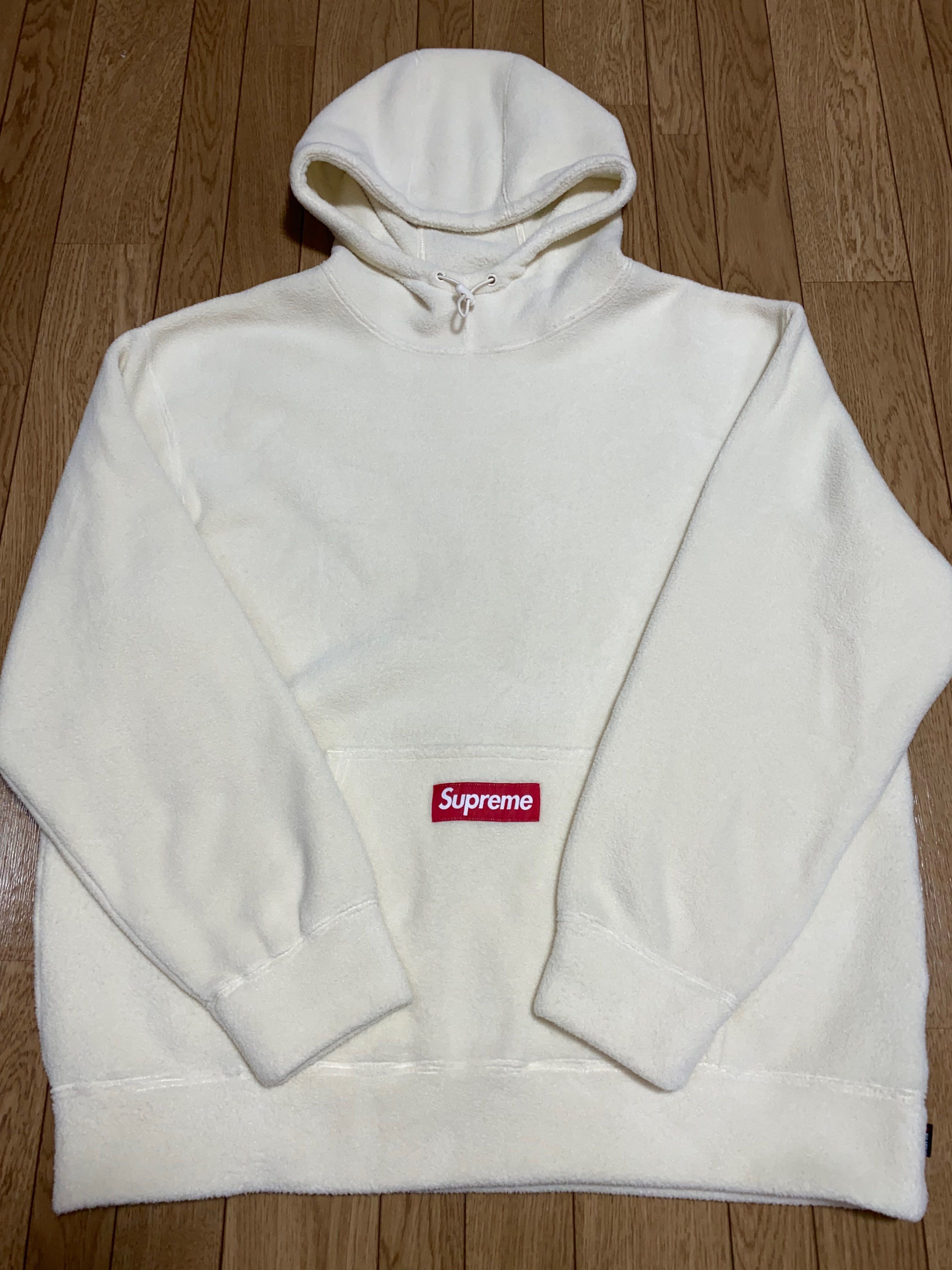 Supreme Polartec Hooded Sweatshirt "Natural"