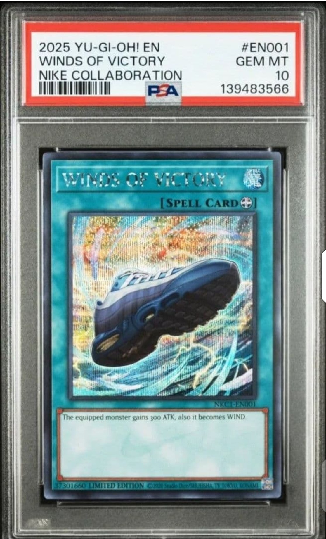 WINDS OF VICTORY SE [NKC1-EN001](遊戯王 x ナイキ エアーマックス 95 QS エアーマッスル 付属カード)