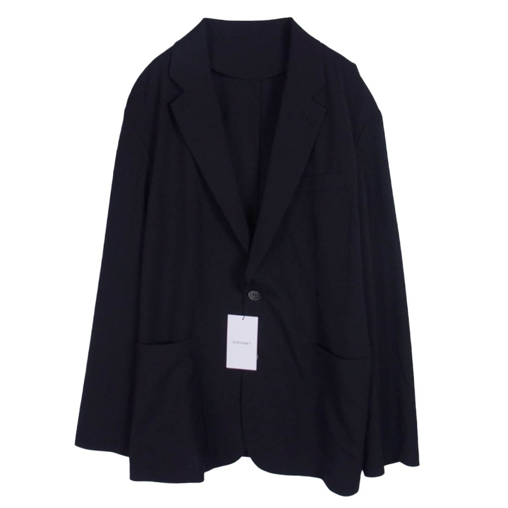 SOPHNET. ソフネット ジャケット 25AW SPNT-252034 HIGH-TWIST POPLIN JACKET ポプリン テーラード ジャケット サイズ3 ブラック系 3【新古品】【未使用】【中古】