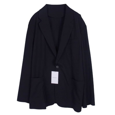 SOPHNET. ソフネット ジャケット 25AW SPNT-252034 HIGH-TWIST POPLIN JACKET ポプリン テーラード ジャケット サイズ3 ブラック系 3【新古品】【未使用】【中古】