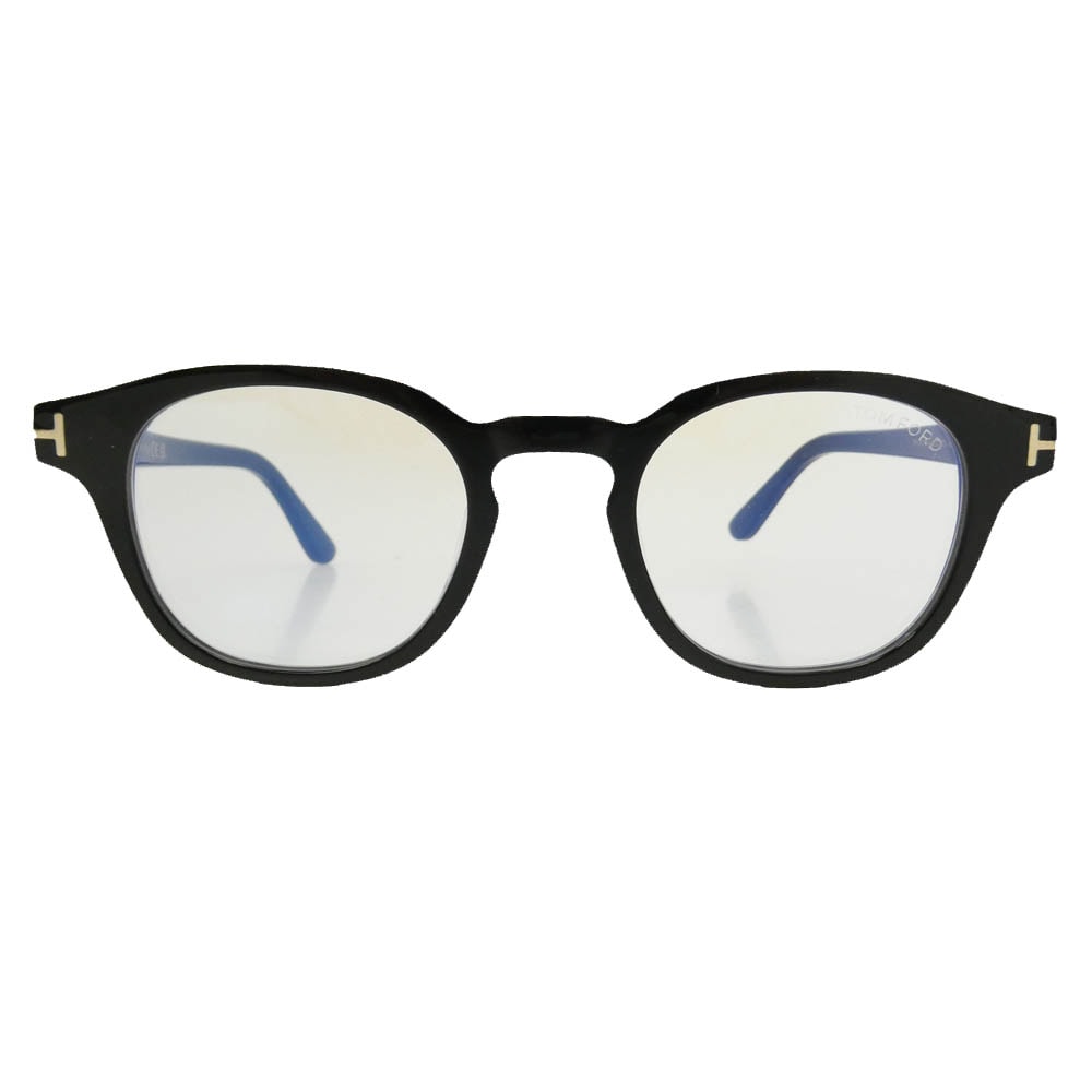 TOM FORD トムフォード TF6000-K-B アジア企画 ボスリントン ボストン ブルーライトカットレンズ アイウェア メガネ ブラック系 49□22 145【極上美品】【中古】