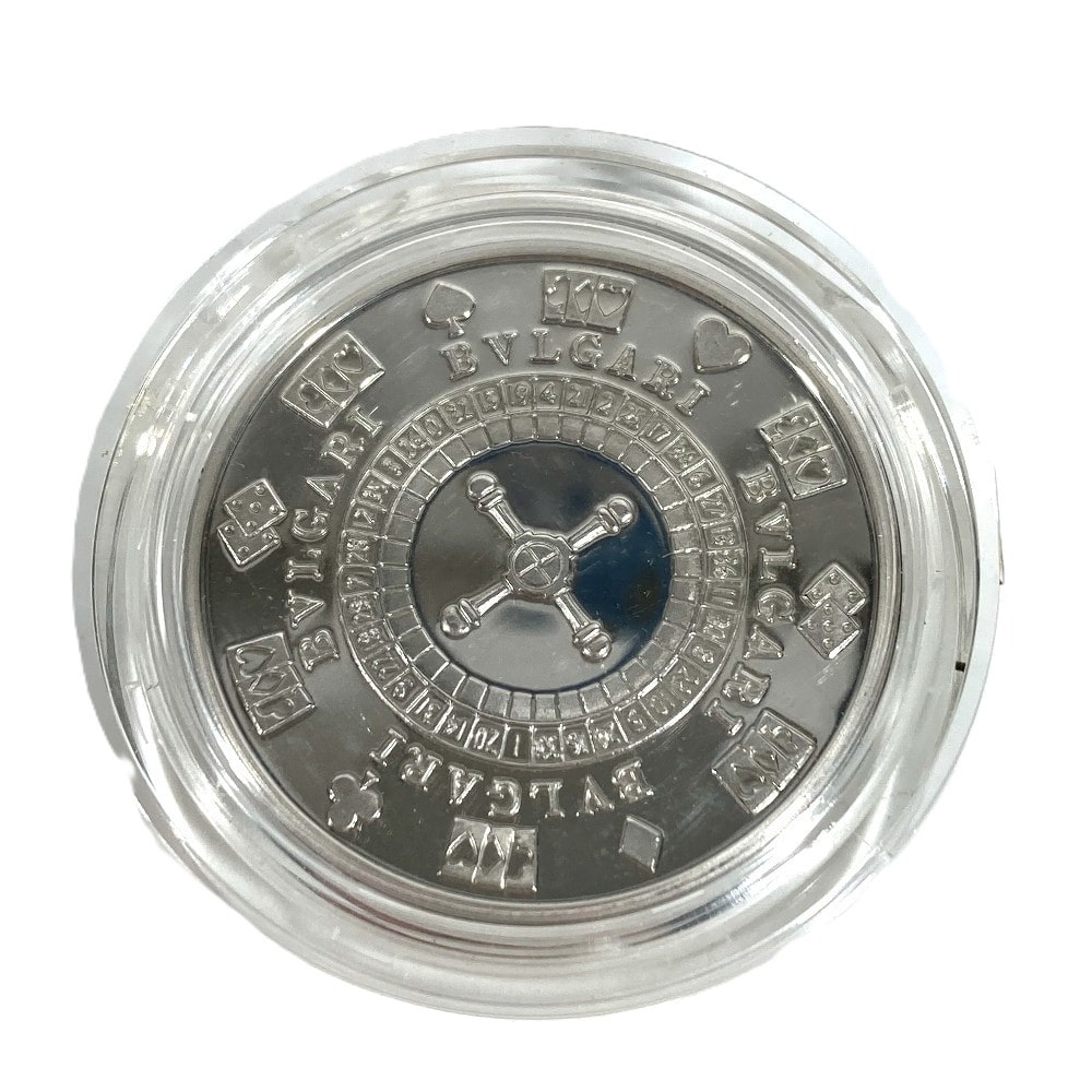 B (目立った傷や汚れなし)】ブルガリ BVLGARI ロゴ スターリング