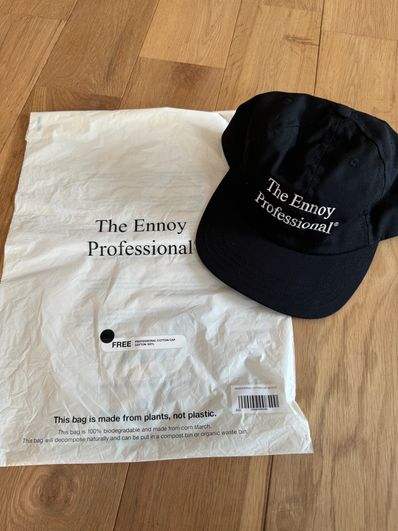 ENNOY Professional Cotton Cap "Black" (25SS)