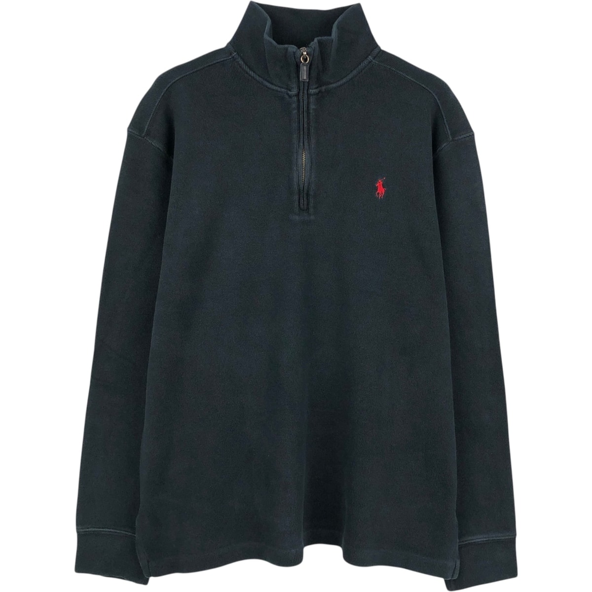 古着 ラルフローレン Ralph Lauren POLO by Ralph Lauren ハーフジップスウェットシャツ トレーナー メンズM相当/eaa676291