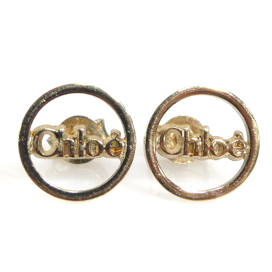 クロエ Chloe ピアス メタル ゴールド レディース【中古】 h31436i