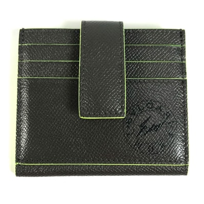 ブルガリ BVLGARI ロゴ フラグメント fragment マルチケース 名刺入れ パスケース カードケース レザー グレー 美品