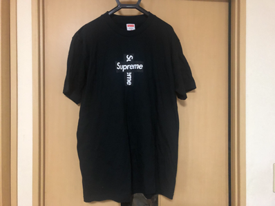 Supreme Cross Box Logo Tee "Black"