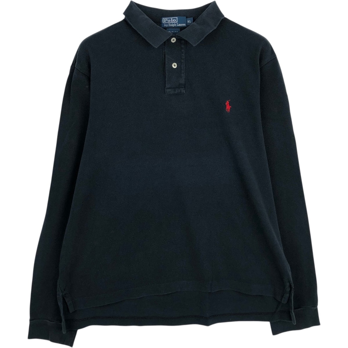 古着 ラルフローレン Ralph Lauren POLO by Ralph Lauren SLIM FIT 長袖 ポロシャツ メンズXL相当/eaa631908
