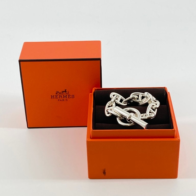 HERMES(エルメス) シェーヌダンクル GM 11コマ Ag925 ブレスレット