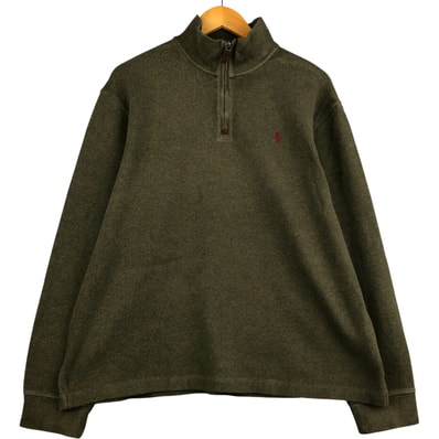古着 ラルフローレン Ralph Lauren POLO by Ralph Lauren ハーフジップスウェットシャツ トレーナー メンズXL相当/eaa594847