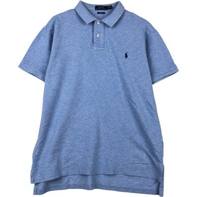 古着 ラルフローレン Ralph Lauren POLO RALPH LAUREN CUSTOM FIT 半袖 ポロシャツ メンズXL相当/eaa620989