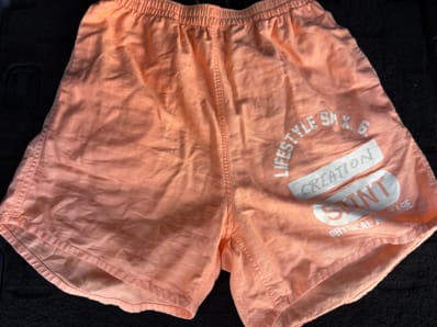 Saint Mxxxxxx 24SS Creation Easy Shorts "Orange" SM-YS8-0000-057