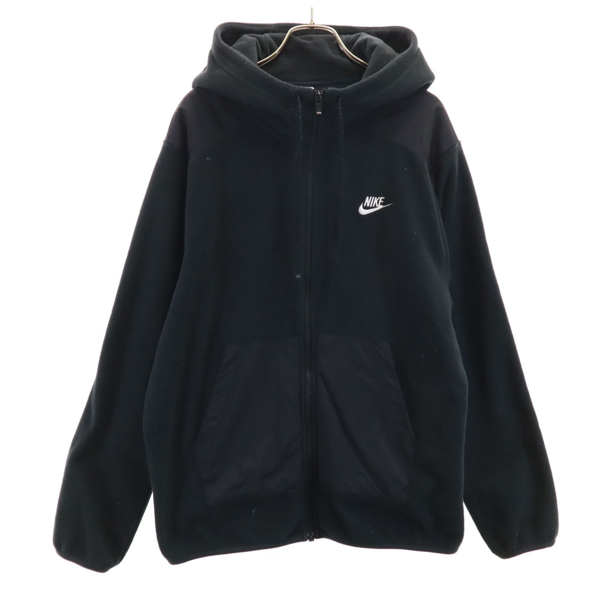 NIKE ナイキ 長袖 フリース ジップパーカー M ブラック