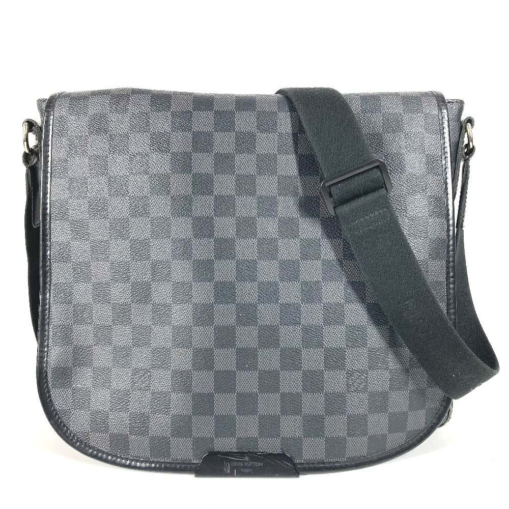 ルイヴィトン LOUIS VUITTON ダニエルMM ダニエル MM  N58029  ダミエグラフィット カバン メッセンジャーバッグ フラップ ショルダーバッグ ダミエグラフィットキャンバス ブラック