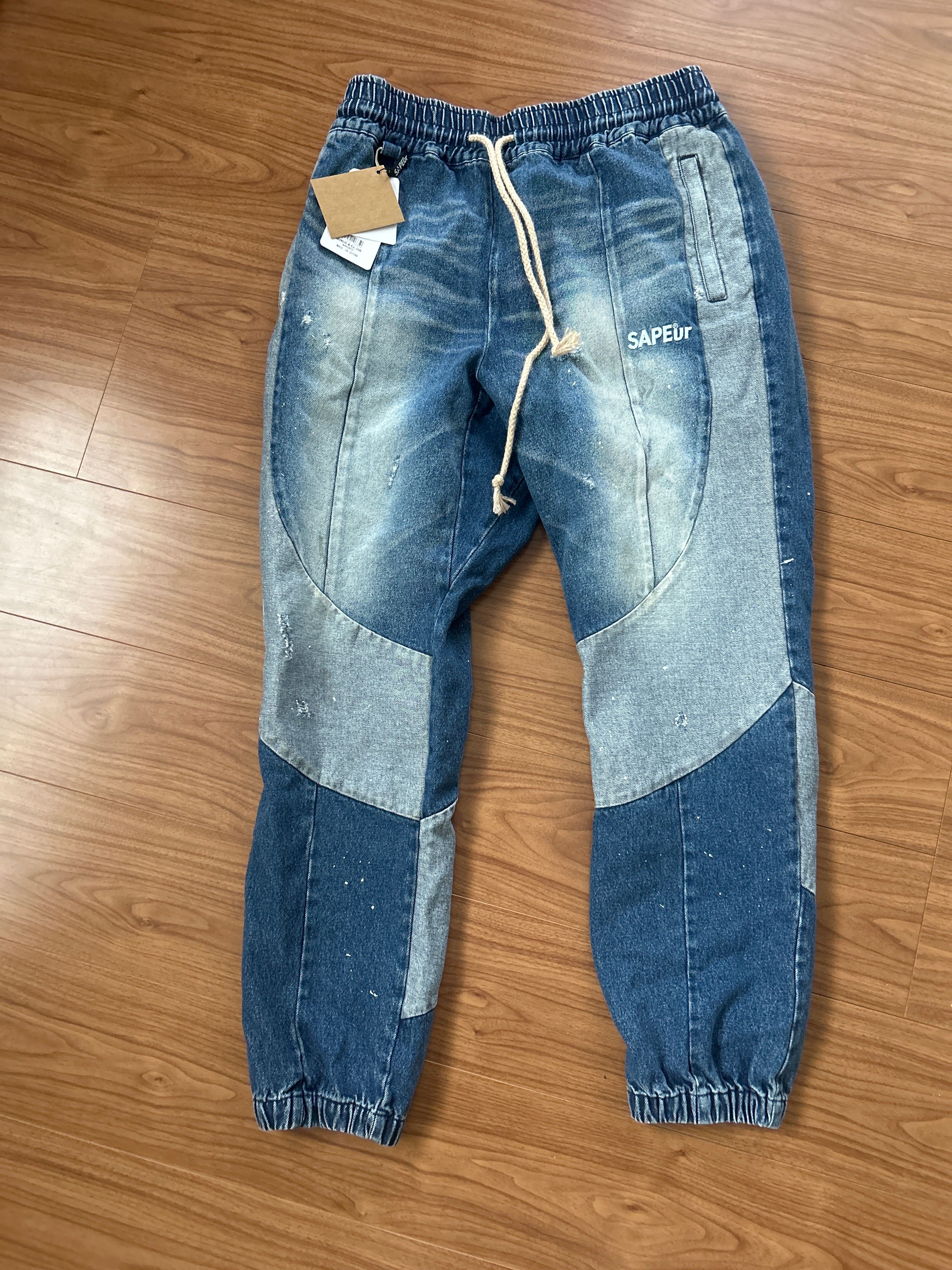 SAPEur DENIM TRACK PANTS "Indigo"