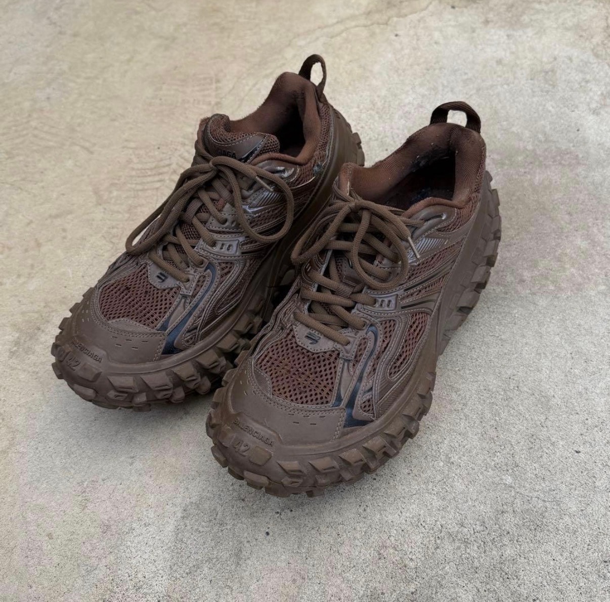 BALENCIAGA Bouncer (Defender) Sneaker "Beige"