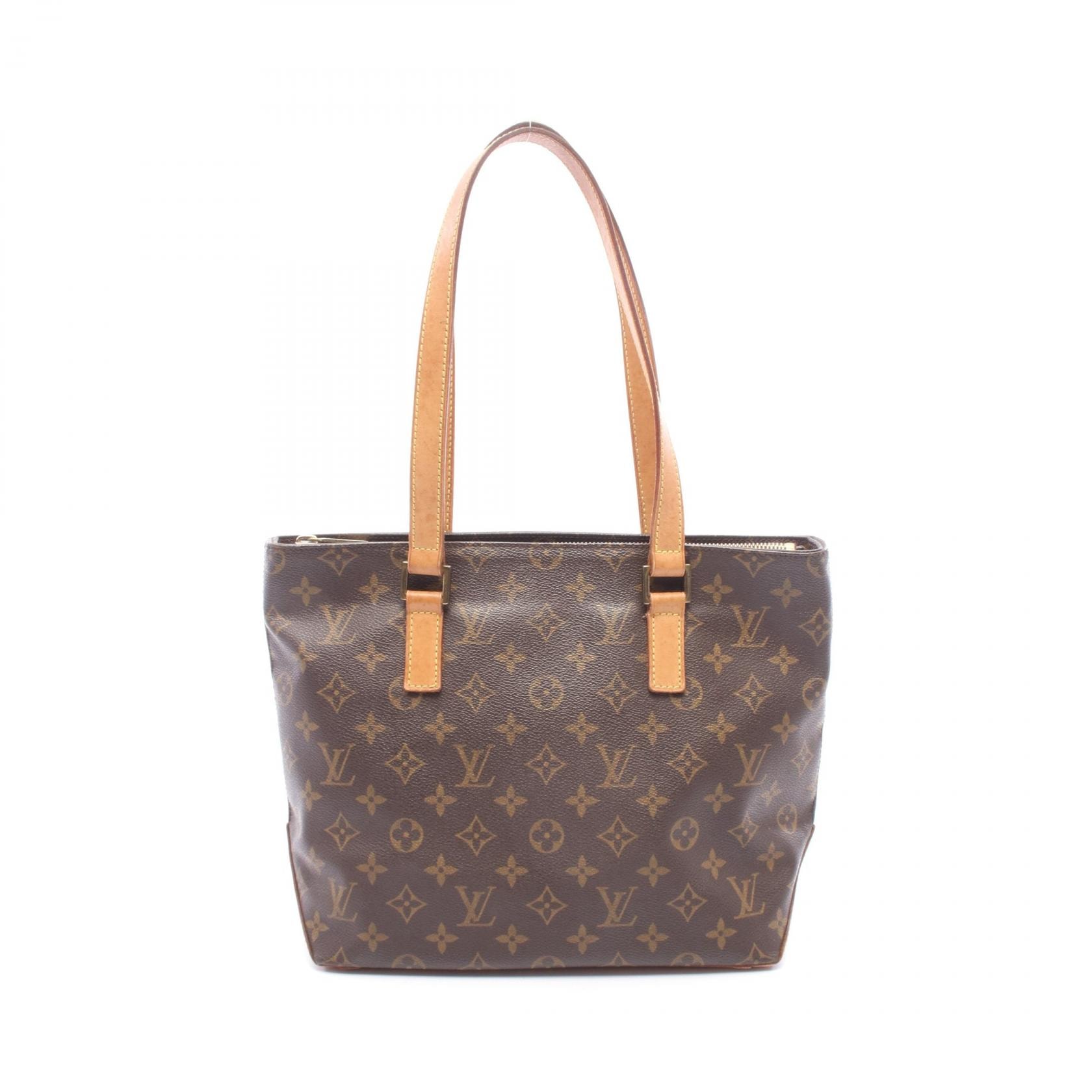 ルイ・ヴィトン LOUIS VUITTON カバピアノ ショルダーバッグ バッグ PVCコーティングキャンバス レザー モノグラム レディース ブラウン系 M51148 【中古】