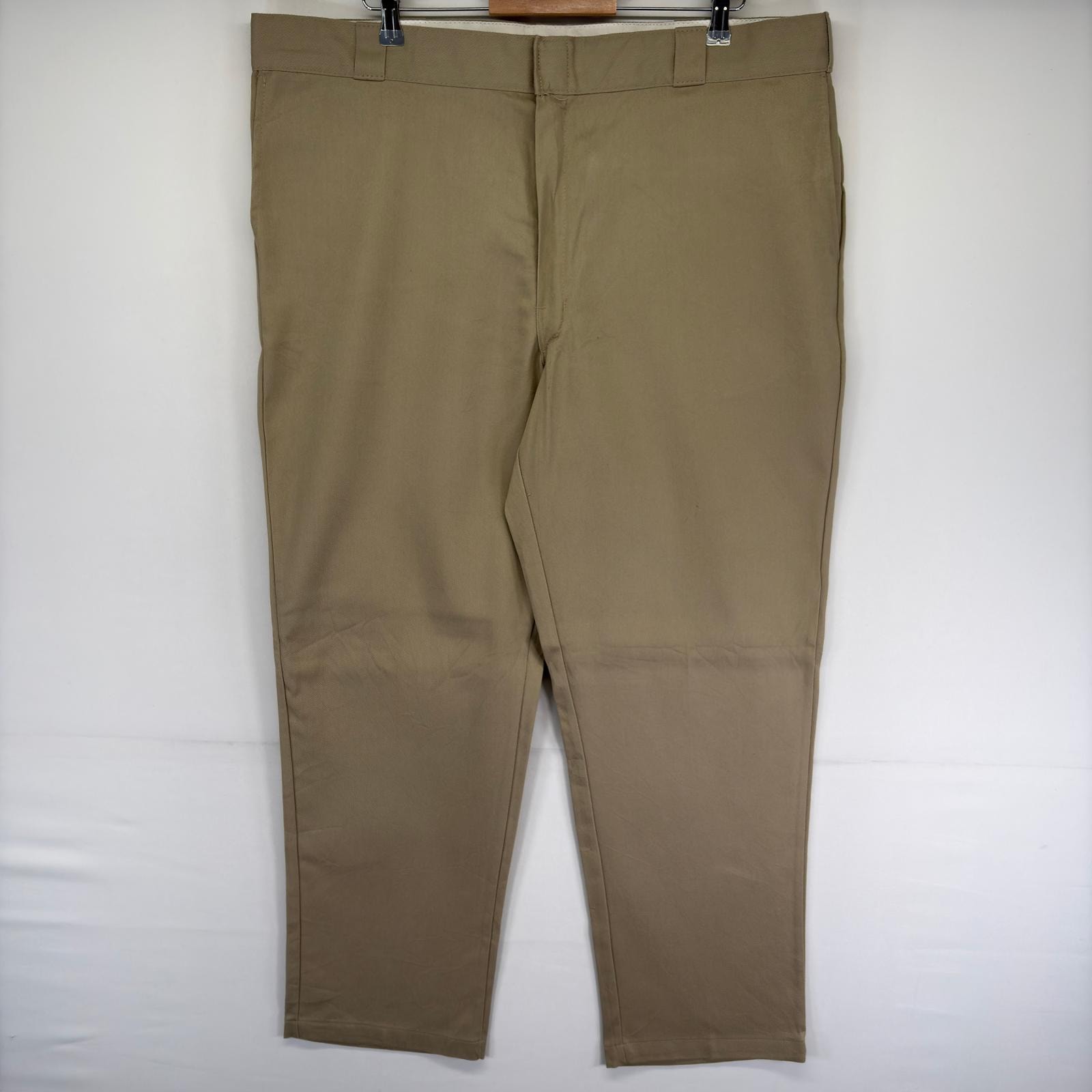 古着 ディッキーズ Dickies パンツ 874 ジッパーフライ オリジナルフィット 大きいサイズ センタープレス W44 L32  ベージュ系 メンズ