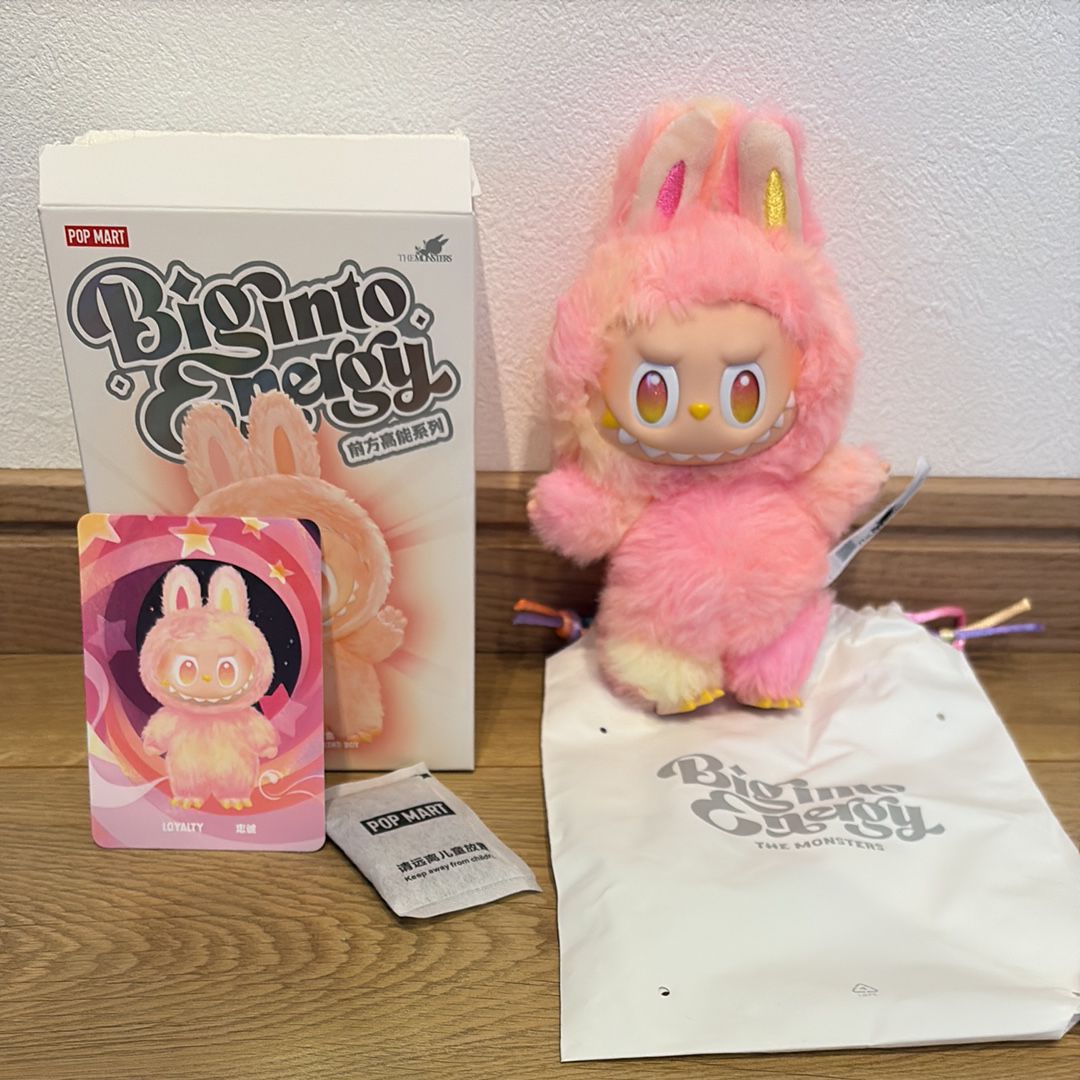 POP MART THE MONSTERS (LABUBU) Big into Energy Series Plush Pendant LOYALTY