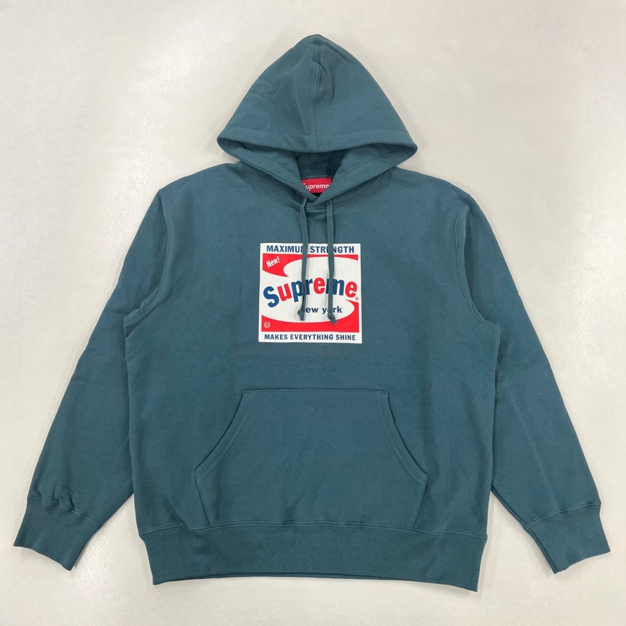 Supreme Shine Hooded Sweatshirt "Slate"