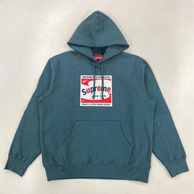 Supreme Shine Hooded Sweatshirt "Slate"