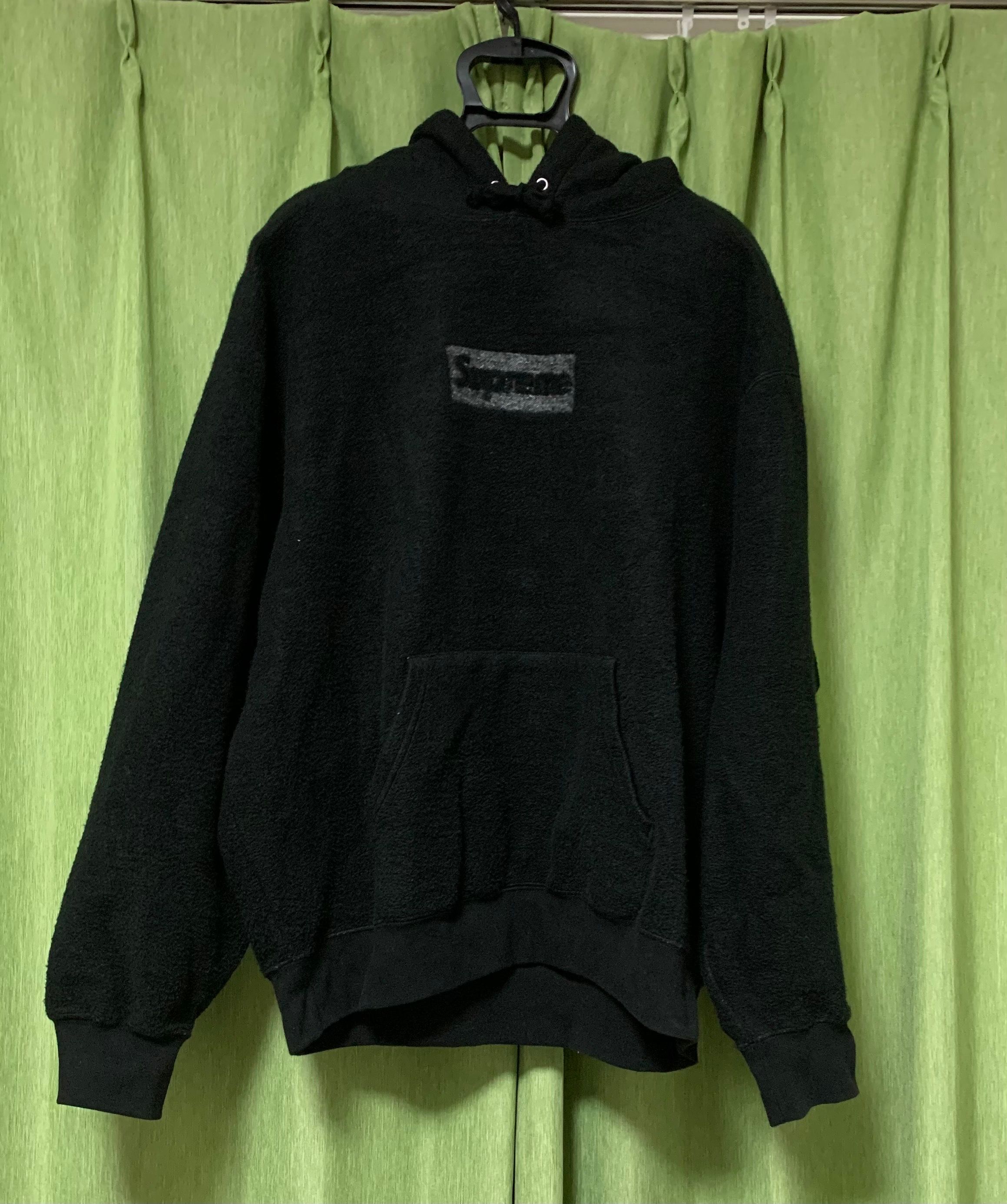 Supreme Inside Out Box Logo Hooded Sweatshirt "Black"