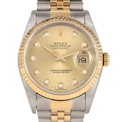 ロレックス デイトジャスト 16233G SSxYG 自動巻 U番