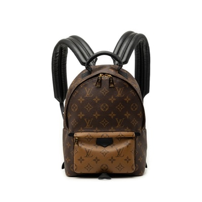 ルイ ヴィトン モノグラム リバース パームスプリングス リュック バックパック M43116 ブラウン PVC レザー レディース LOUIS VUITTON 【中古】