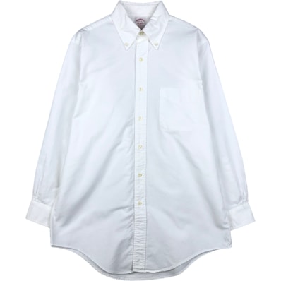 古着 ブルックスブラザーズ Brooks Brothers Est.1818 長袖 ボタンダウンシャツ USA製 メンズM相当/eaa642853