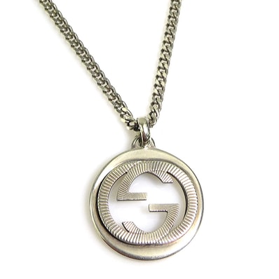 グッチ GUCCI ネックレス シルバー925 シルバー メンズ【中古】 r10473i