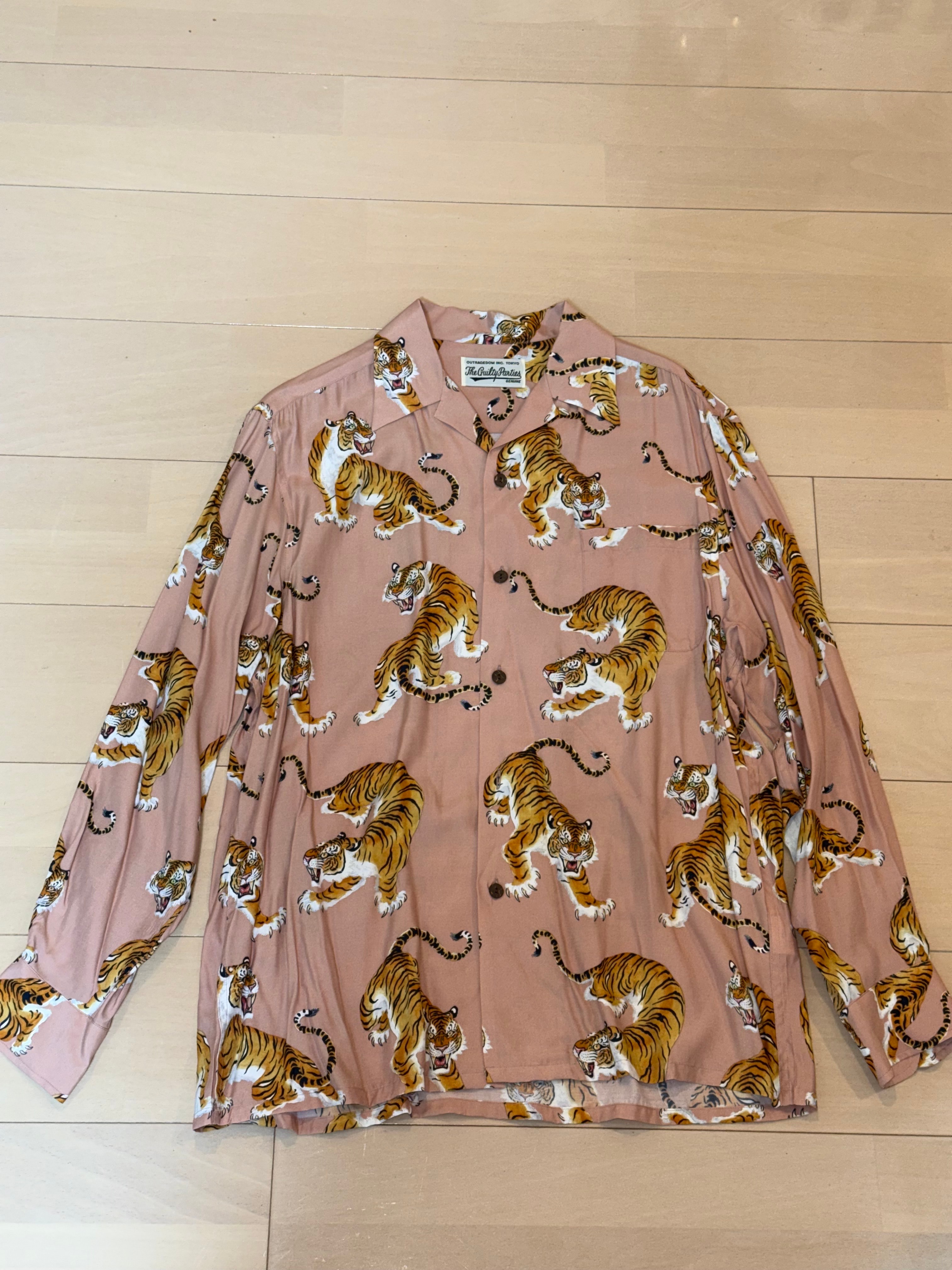 WACKO MARIA Tim Lehi / Hawaiian Shirt "Pink"