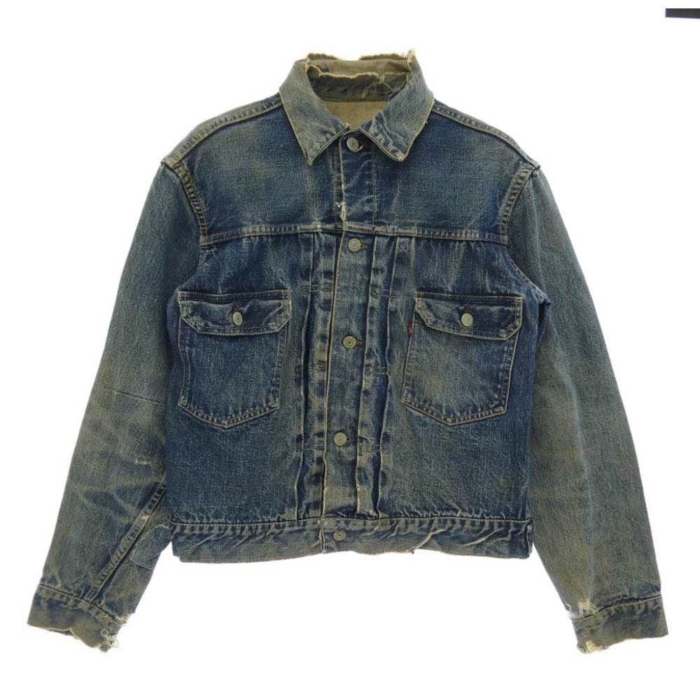 Levi's リーバイス 50s 60s 507XX 2nd セカンド ボタン裏17 ビッグE デニム ジャケット インディゴブルー系【中古】