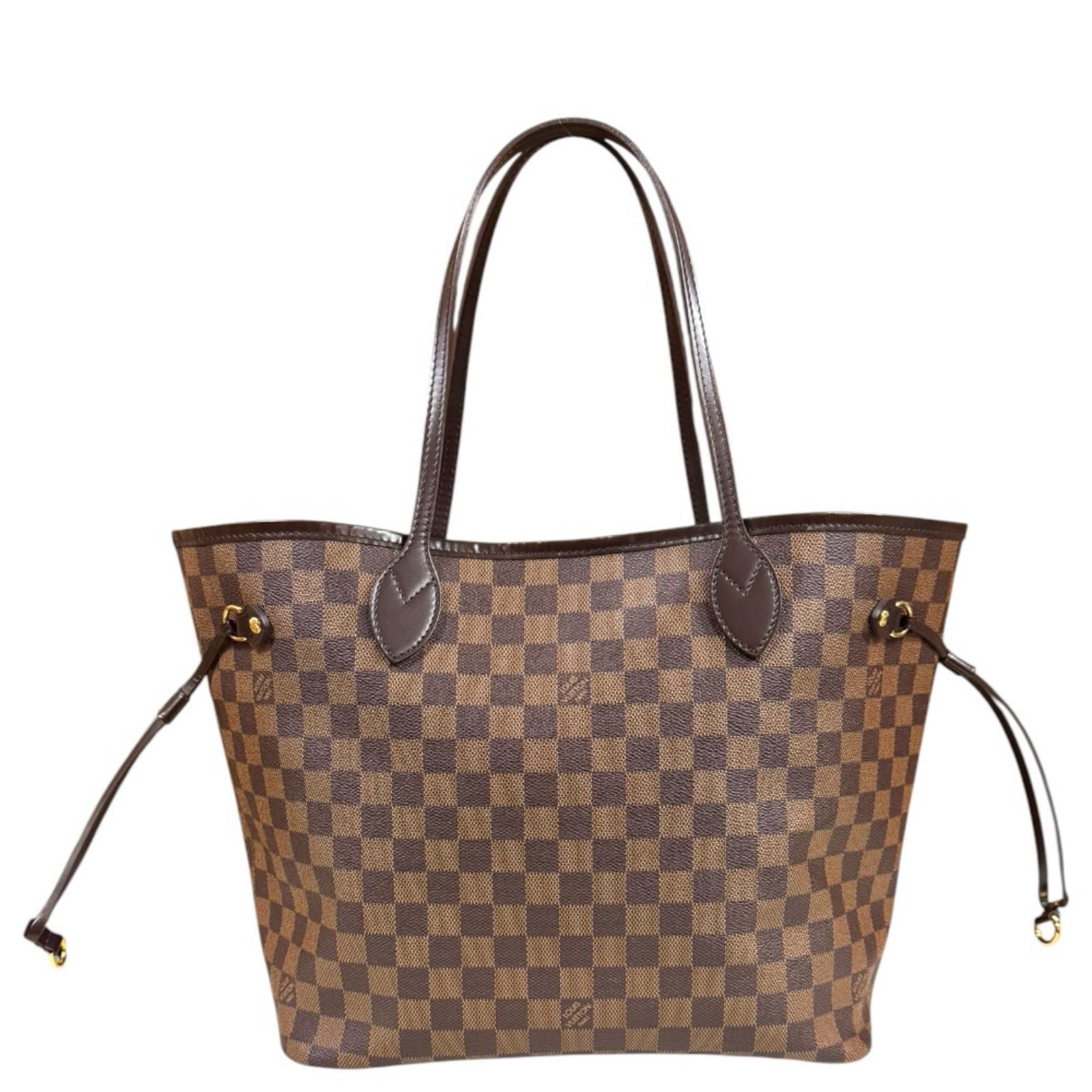 ルイヴィトン ネヴァーフルMM ダミエ トートバッグ ダミエキャンバス N51105 ブラウン レディース LOUIS VUITTON 中古