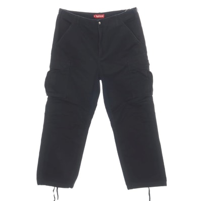 【中古】シュプリーム Supreme 2026年春夏 Cargo Pant リップストップ コットン カーゴパンツ ブラック【サイズ34】【メンズ】