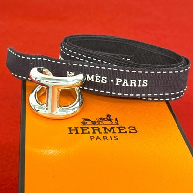 HERMES エルメス オスモズ リング GM シルバー925 リング・指輪 8.5号 シルバー
36336