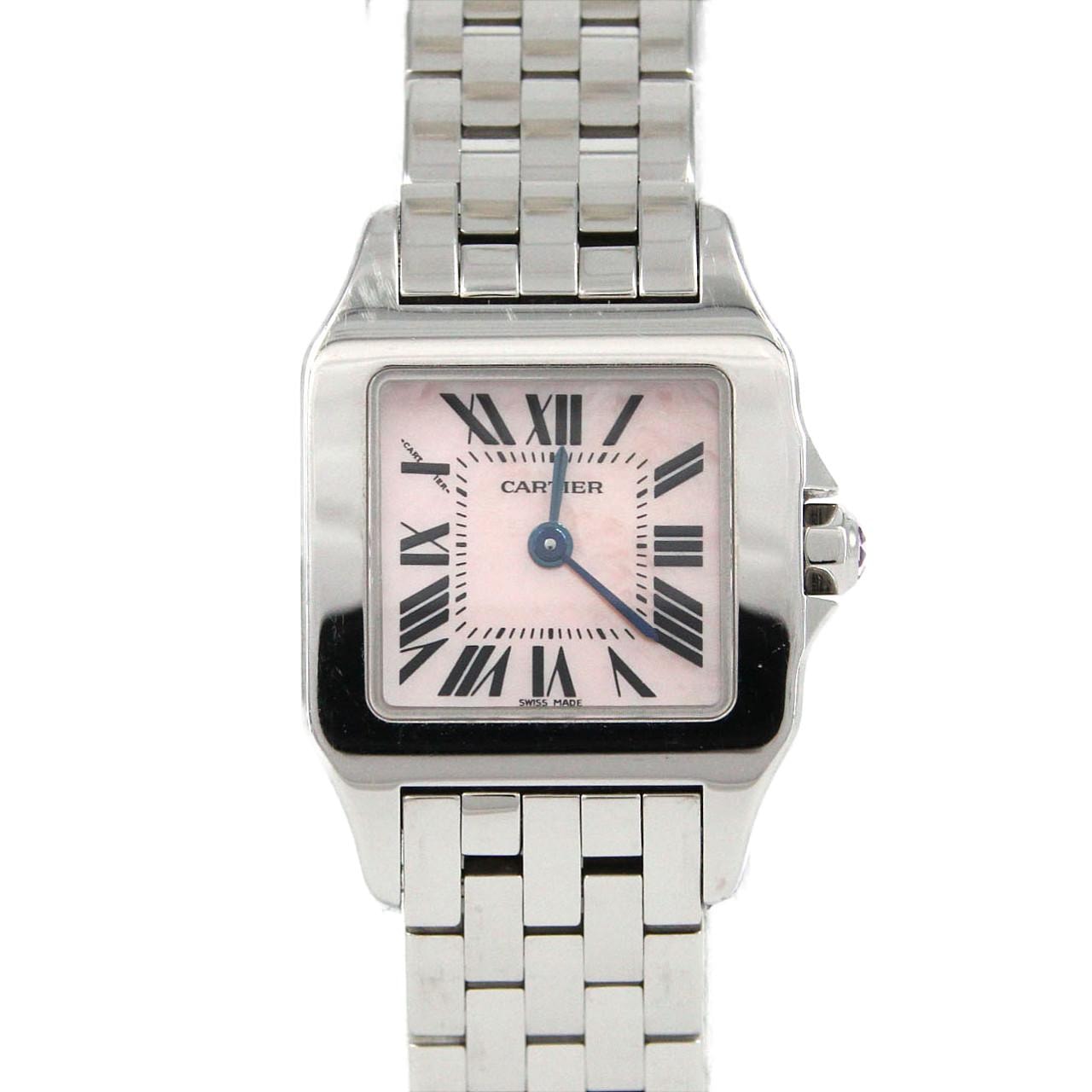 カルティエ サントスドゥモワゼルSM W25075Z5 SS クォーツ