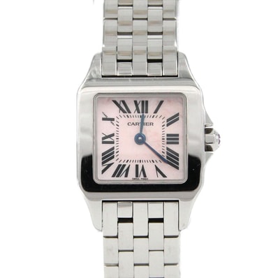 カルティエ サントスドゥモワゼルSM W25075Z5 SS クォーツ