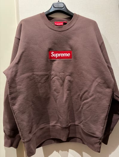 Supreme Box Logo Crewneck "Brown" (22FW)