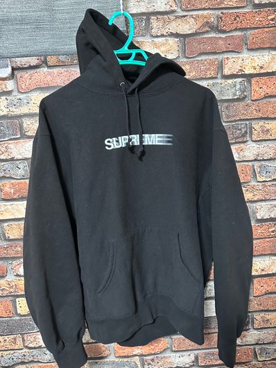 Supreme Motion Logo Hooded Sweatshirt "Black" (23SS)