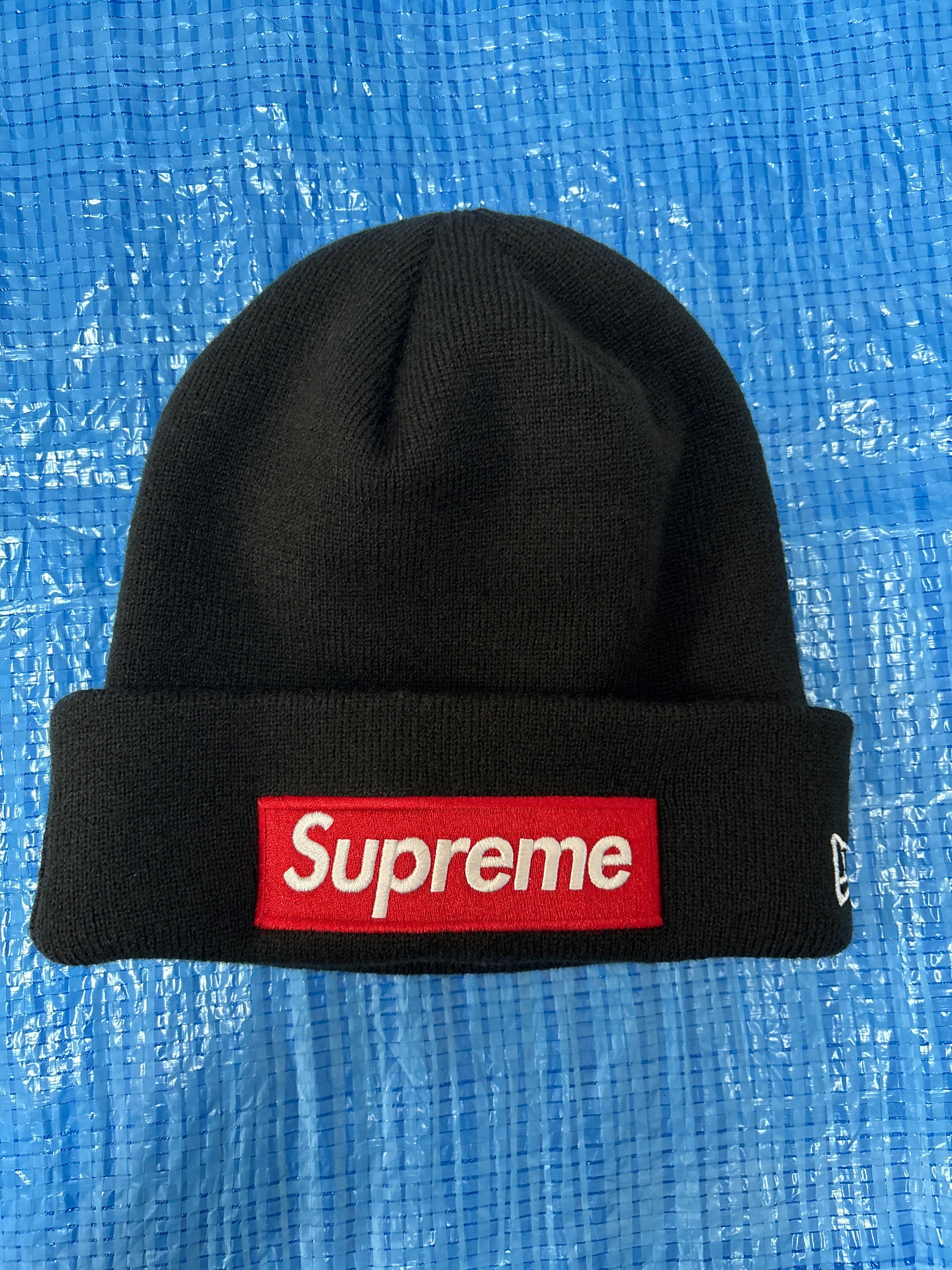 Supreme New Era Box Logo Beanie "Black"