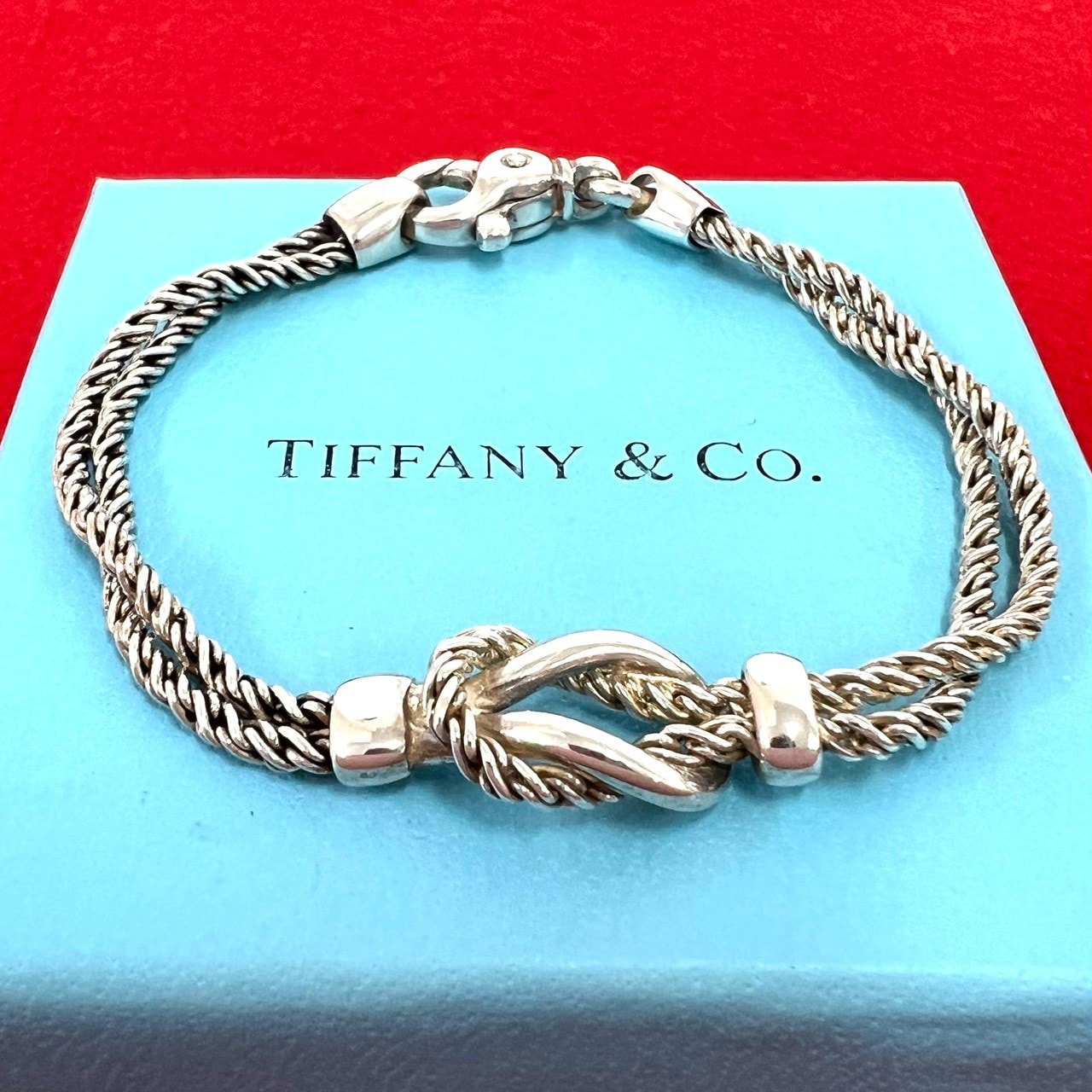 TIFFANY&Co. ティファニー ダブルロープ センターノット ブレスレット シルバー925 ブレスレット シルバー
15053