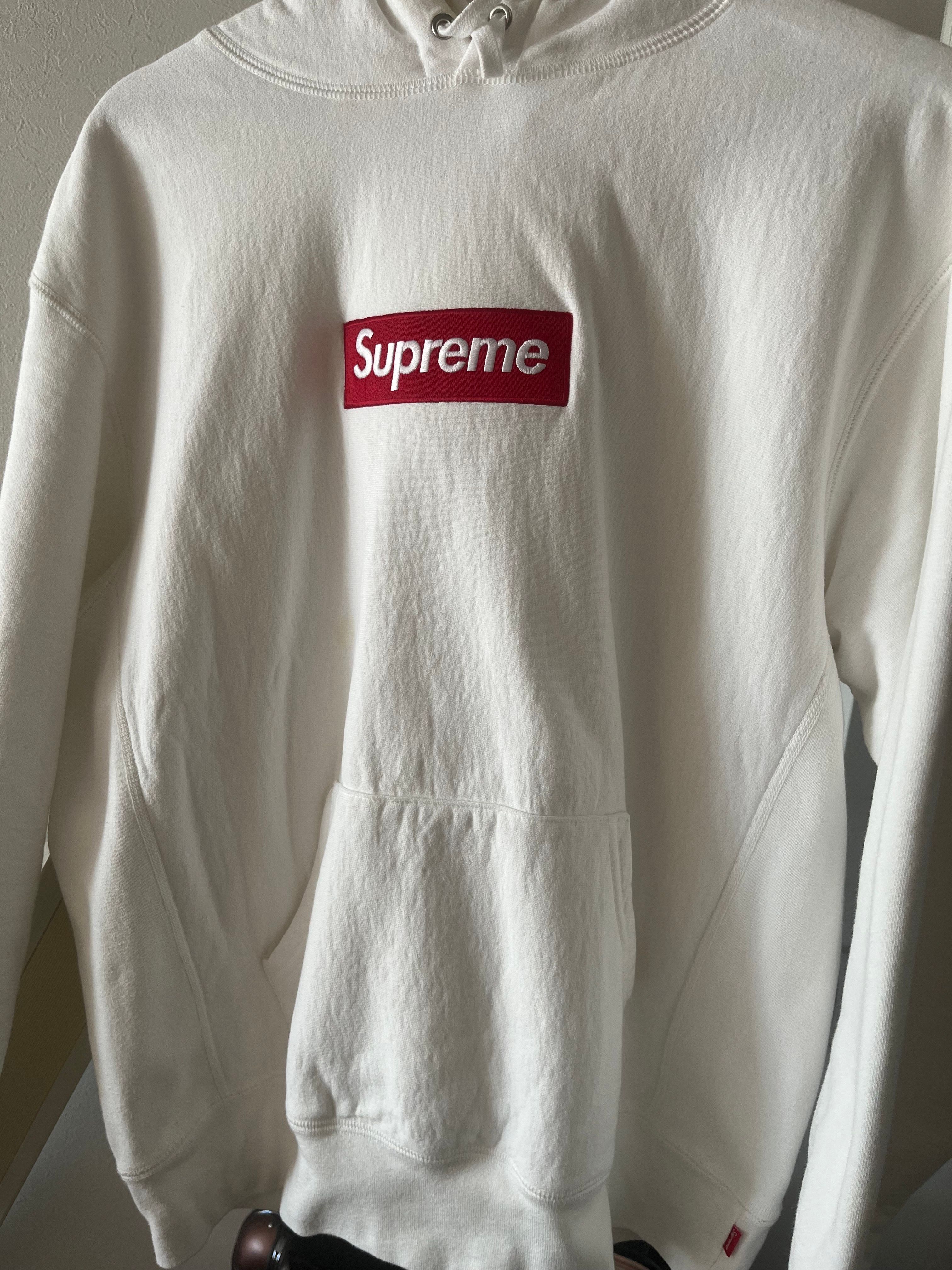 Supreme Box Logo Hooded Sweatshirt "White" (21FW)