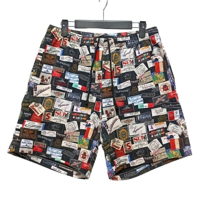 SUPREME シュプリーム Labels Pique Short 総柄 ショーツ ショートパンツ 55236