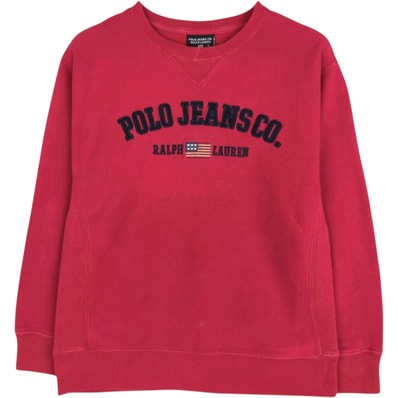 古着 00年代 ラルフローレン Ralph Lauren POLO JEANS COMPANY RALPH LAUREN ロゴスウェットシャツ トレーナー M メンズS相当/eaa681579