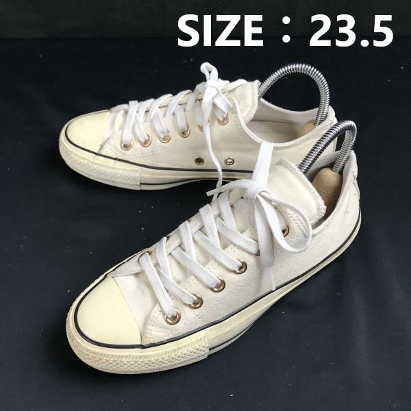 100周年モデル/CONVERSE/コンバース★ローカットスニーカー【size:4.5/23.5/レディース/white/白系】sneakers/Shoes/trainers◆si-183
