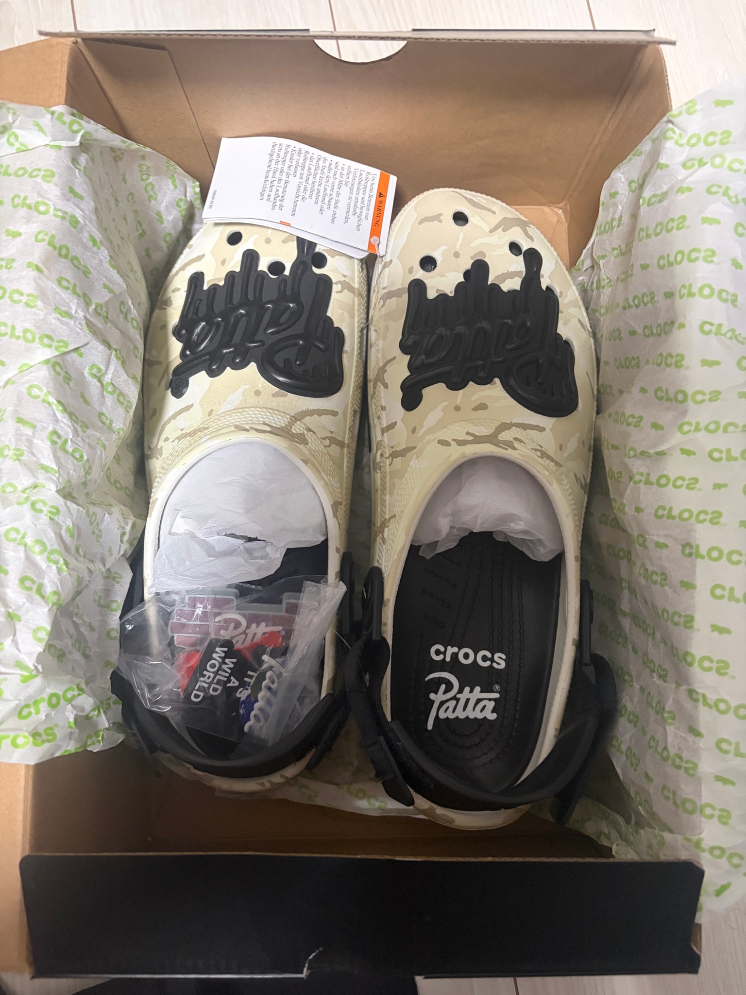 Patta x Crocs Classic Clog EXP "Camo"